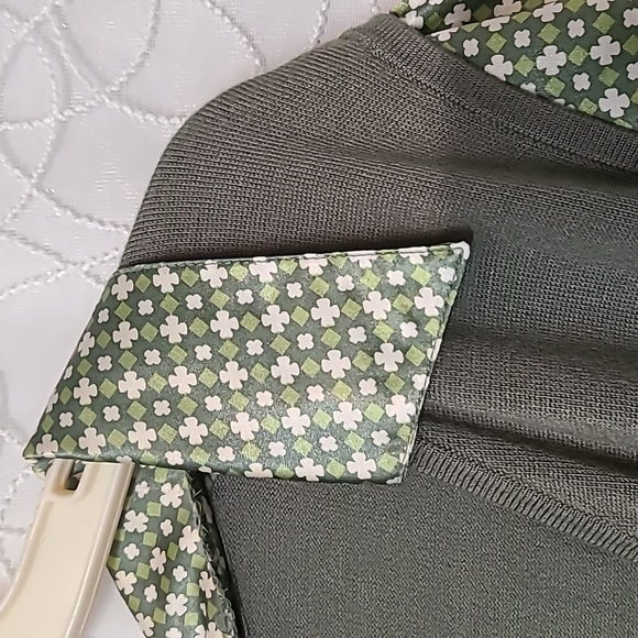 Say What? Vintage 90s short sleeve sweater with belt. - Picture 5 of 16